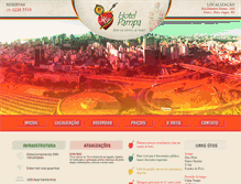 Tablet Screenshot of hotelpampa.com.br
